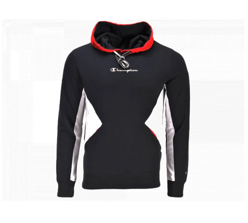Felpa Uomo Color Block Hooded